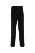 Black Straight Leg Trousers 1