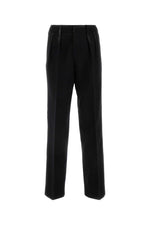 Black Straight Leg Trousers 1