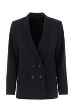 Black Double Breasted Blazer 1