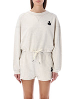Beige Round Neck Sweatshirt 1