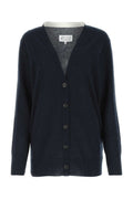 Blue V-Neck Cardigan 1