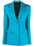 Blue Single Breasted Blazer 1