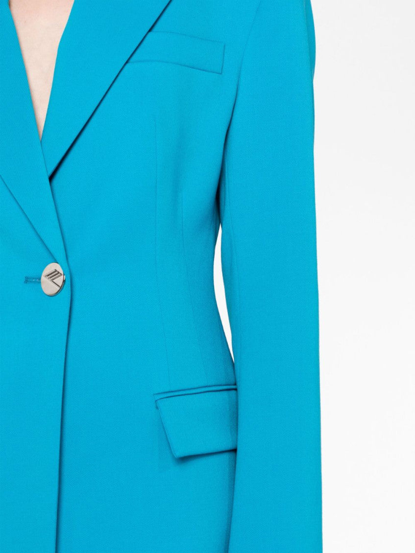 Blue Single Breasted Blazer 5
