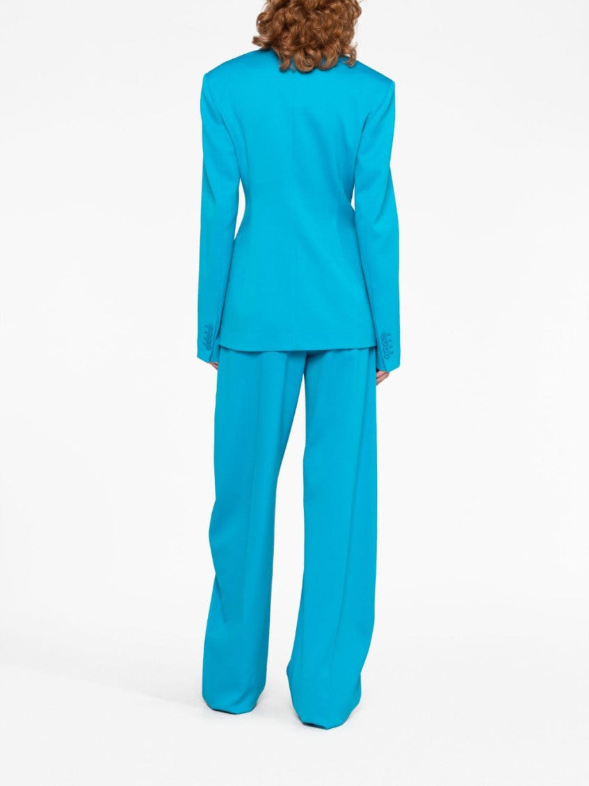 Blue Single Breasted Blazer 6