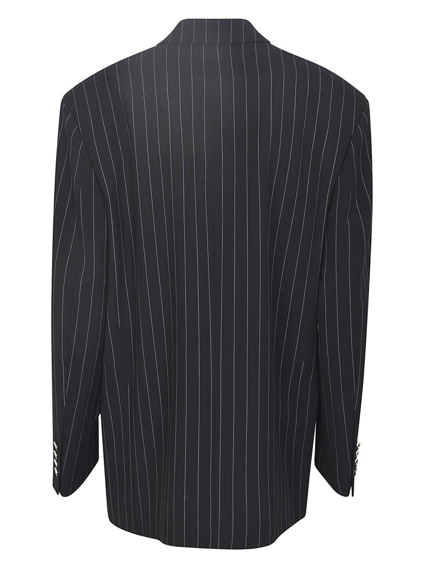 Navy Blue Single Breasted Blazer 3