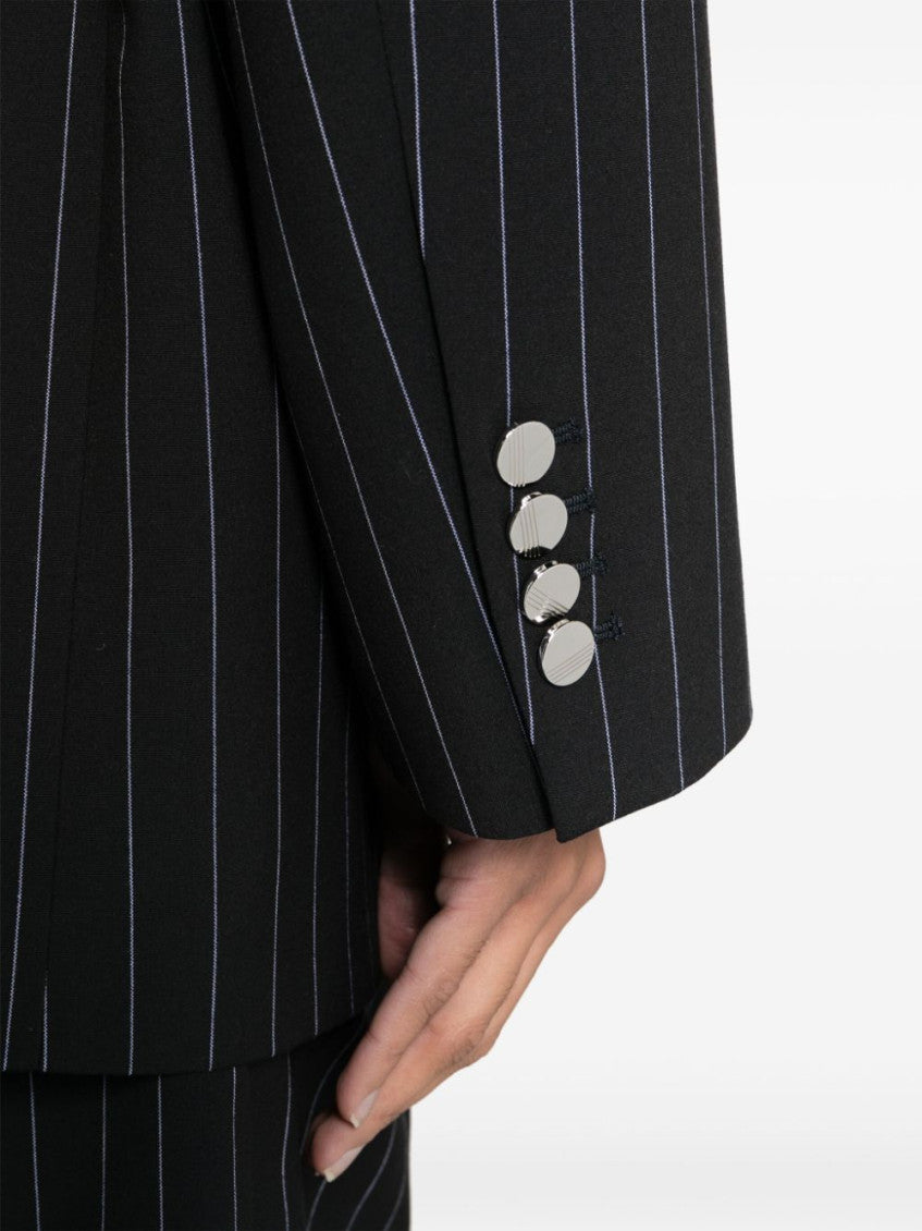 Navy Blue Single Breasted Blazer 4