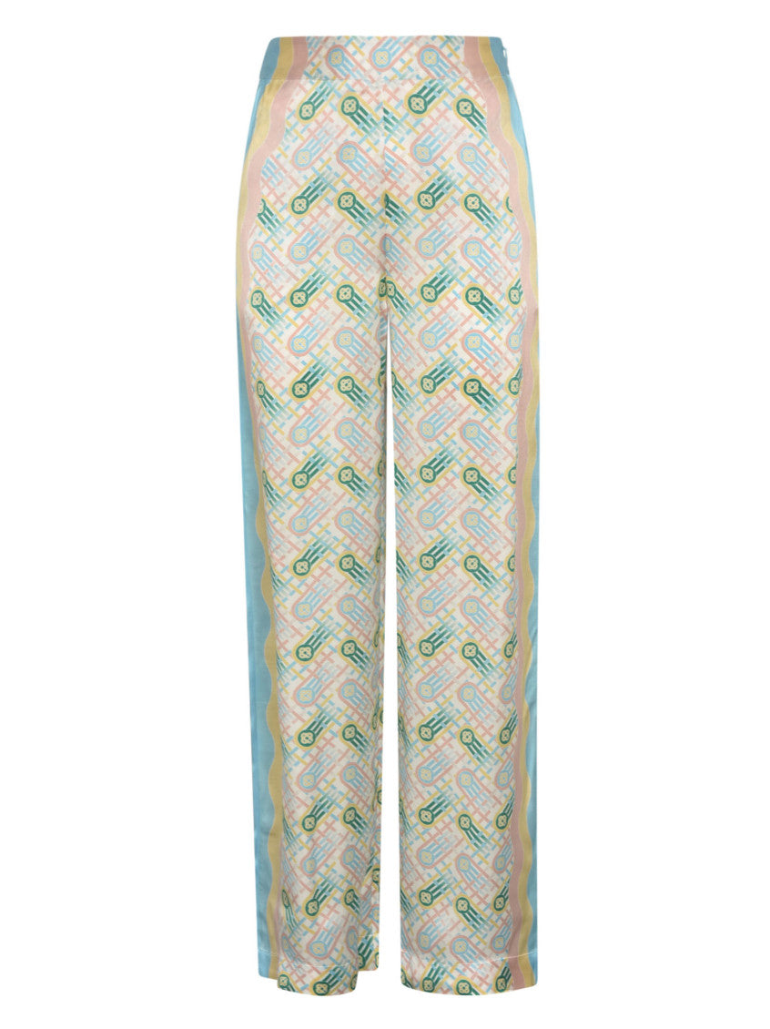 Multi Color Printed Wide Leg Pant 1