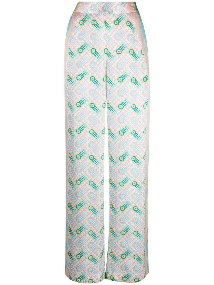 Multi Color Printed Wide Leg Pant 2