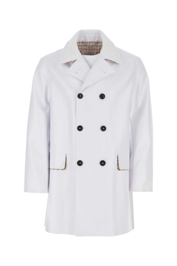 Chalk PVC trench coat 1