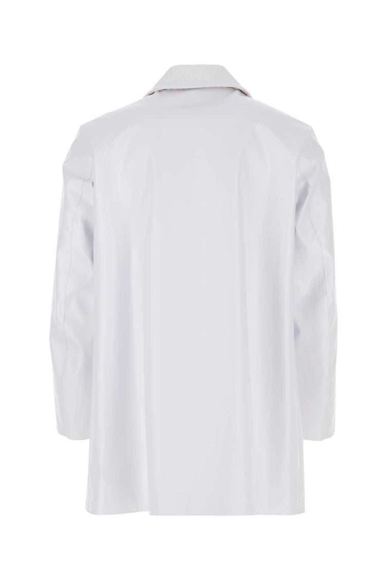 Chalk PVC trench coat 2