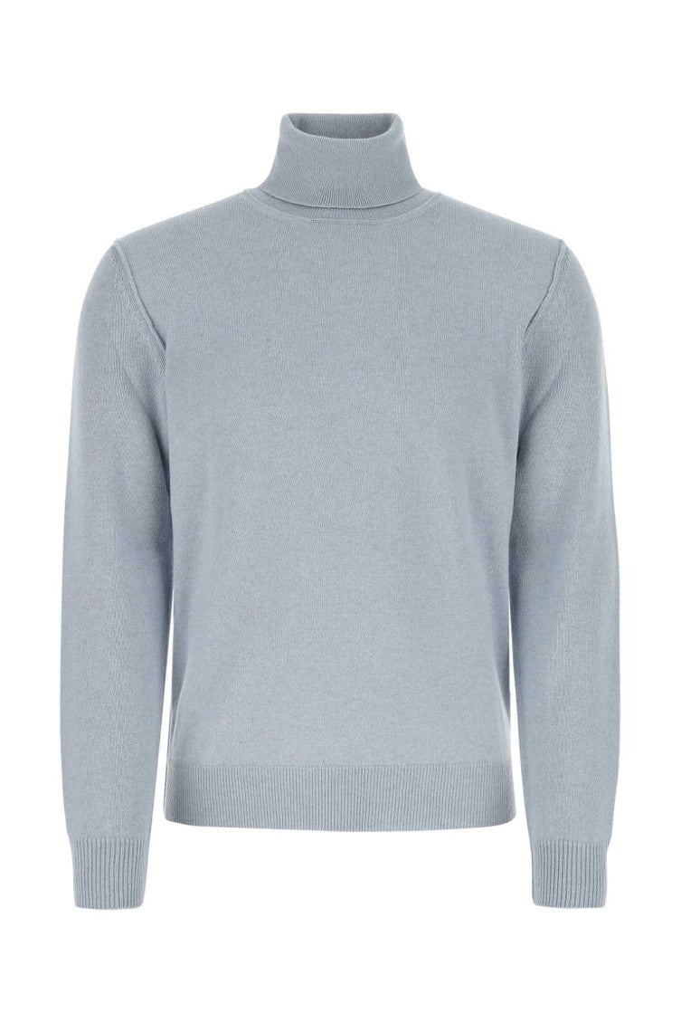 Powder blue cashmere sweater 1