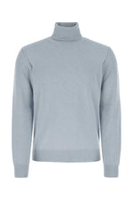 Powder blue cashmere sweater 1