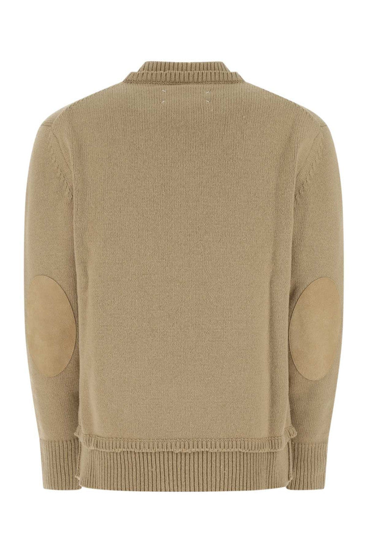 Beige wool blend sweater 2