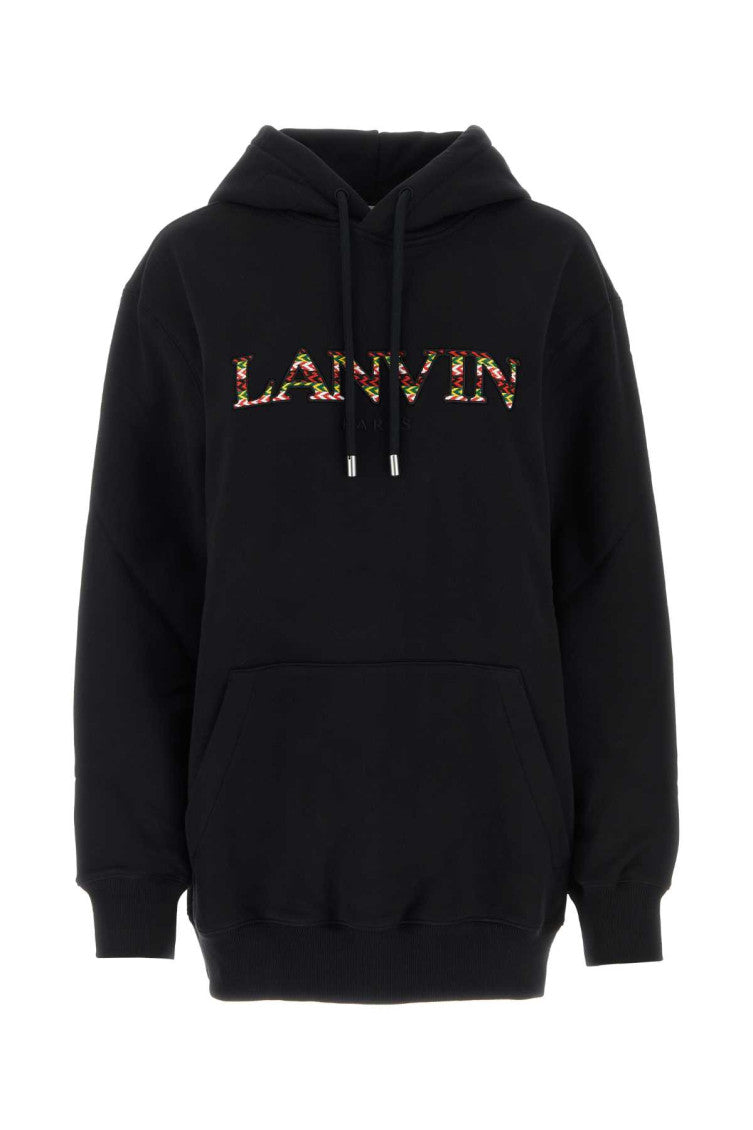 Black cotton sweatshirt 1