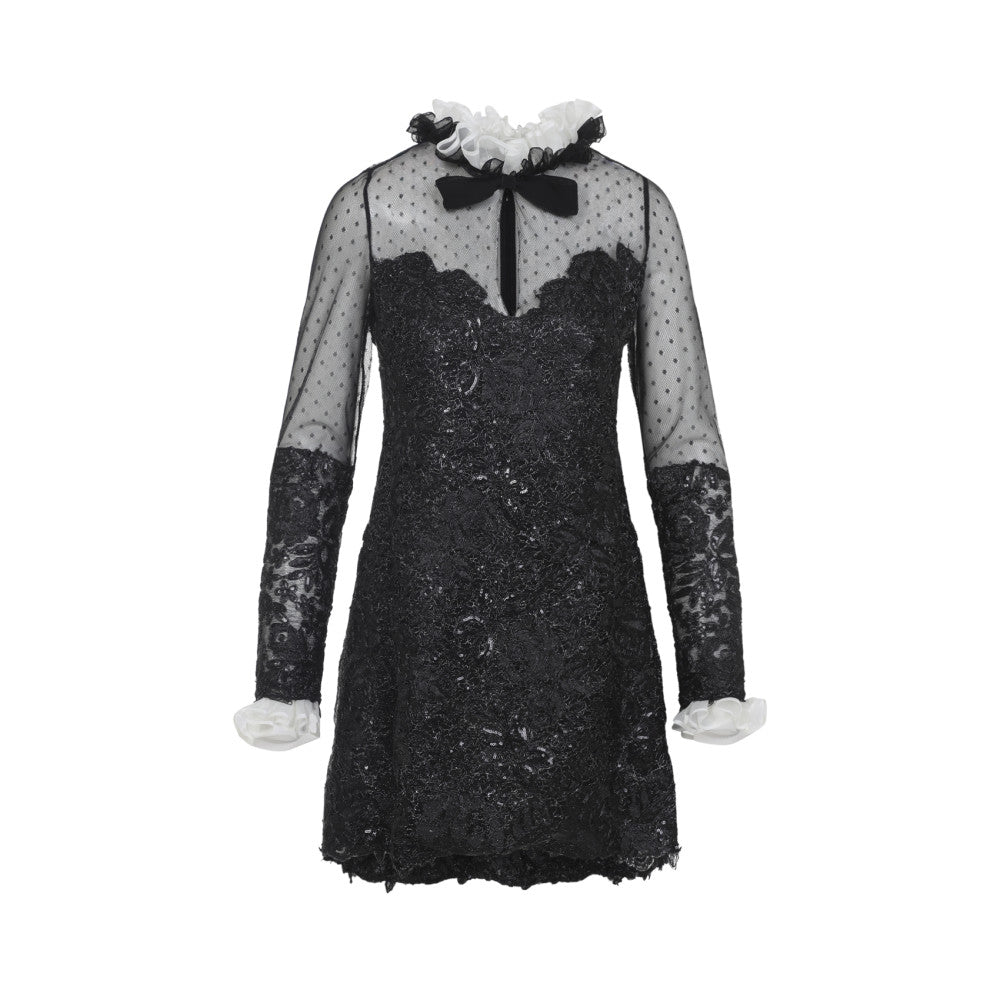 Black Polka-dot Dress 1