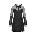 Black Polka-dot Dress 1