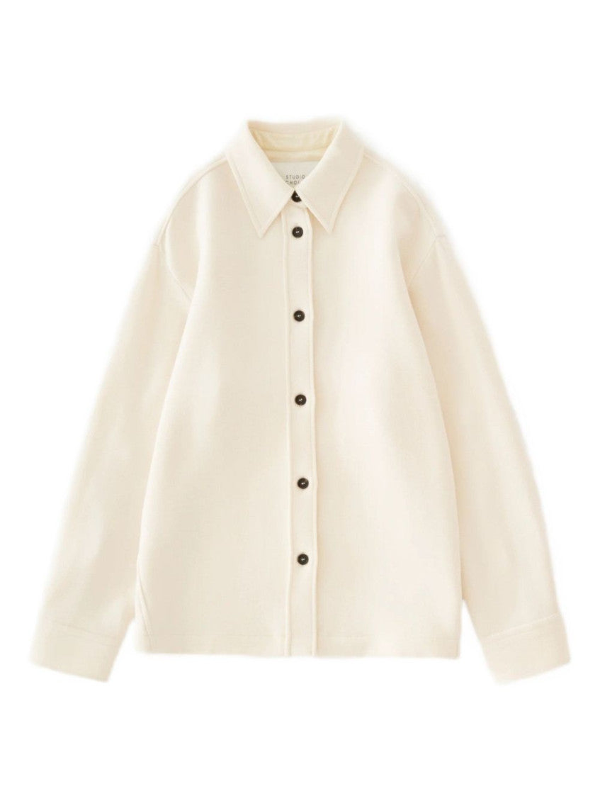 Chalk Wool Overshirt 1