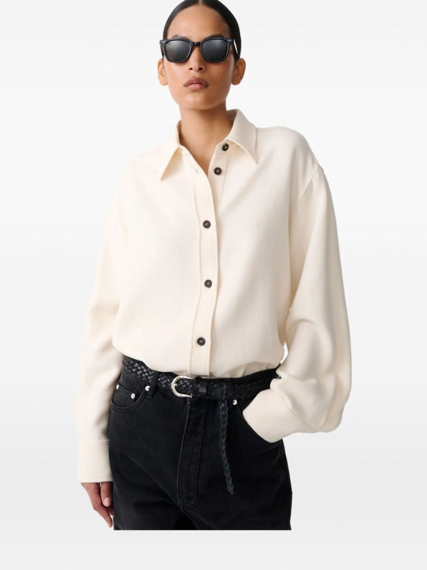 Chalk Wool Overshirt 3