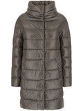 Grey Quilted- Long Jacket 1