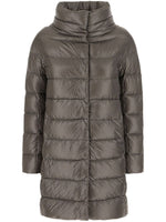 Grey Quilted- Long Jacket 1