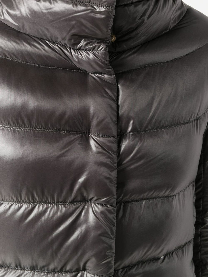 Grey Quilted- Long Jacket 3