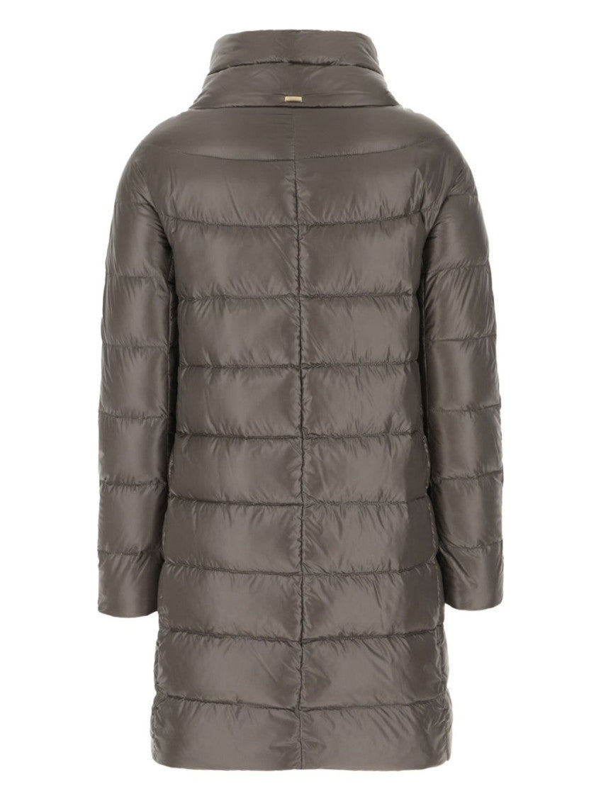 Grey Quilted- Long Jacket 5