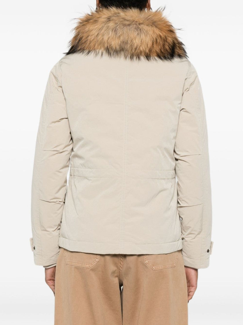 Beige Front-Flap Jacket 5