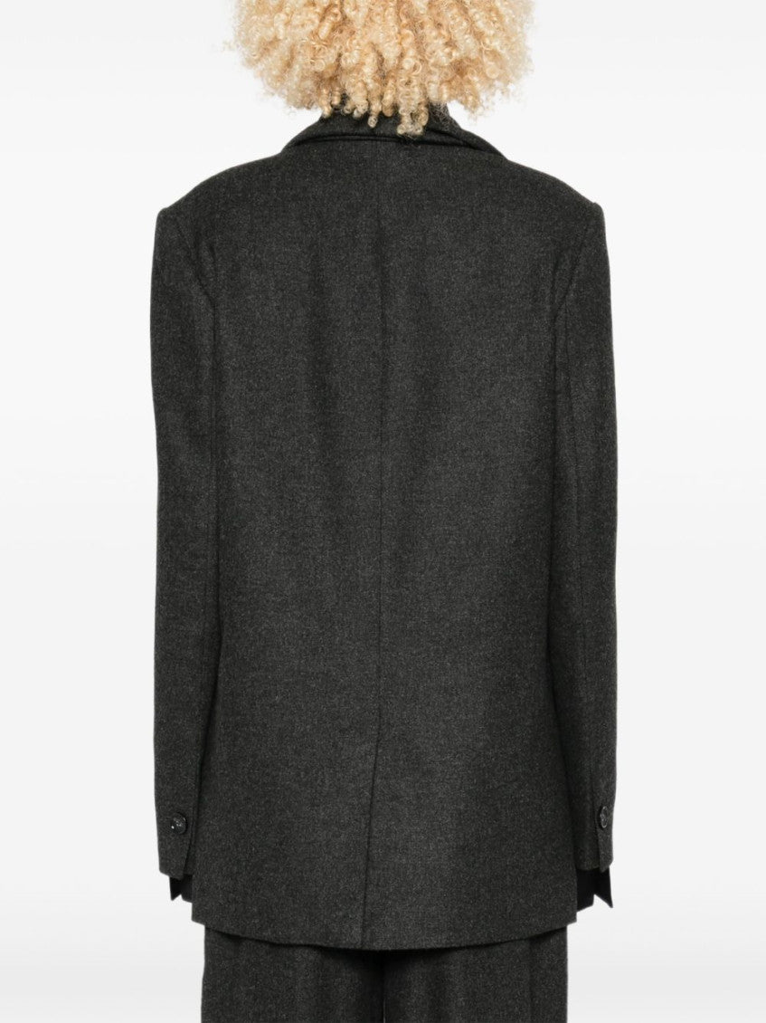 Grey Cape Blazer 5