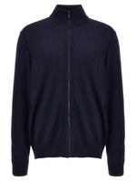 Blue Logo Cardigan 1
