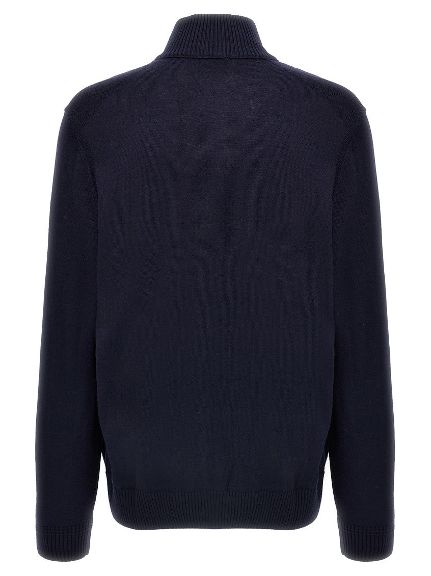 Blue Logo Cardigan 2