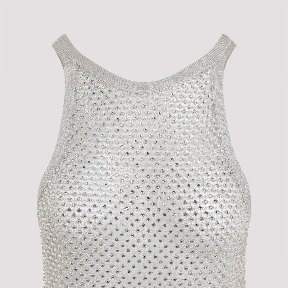 Silver Sleeveless Top 5