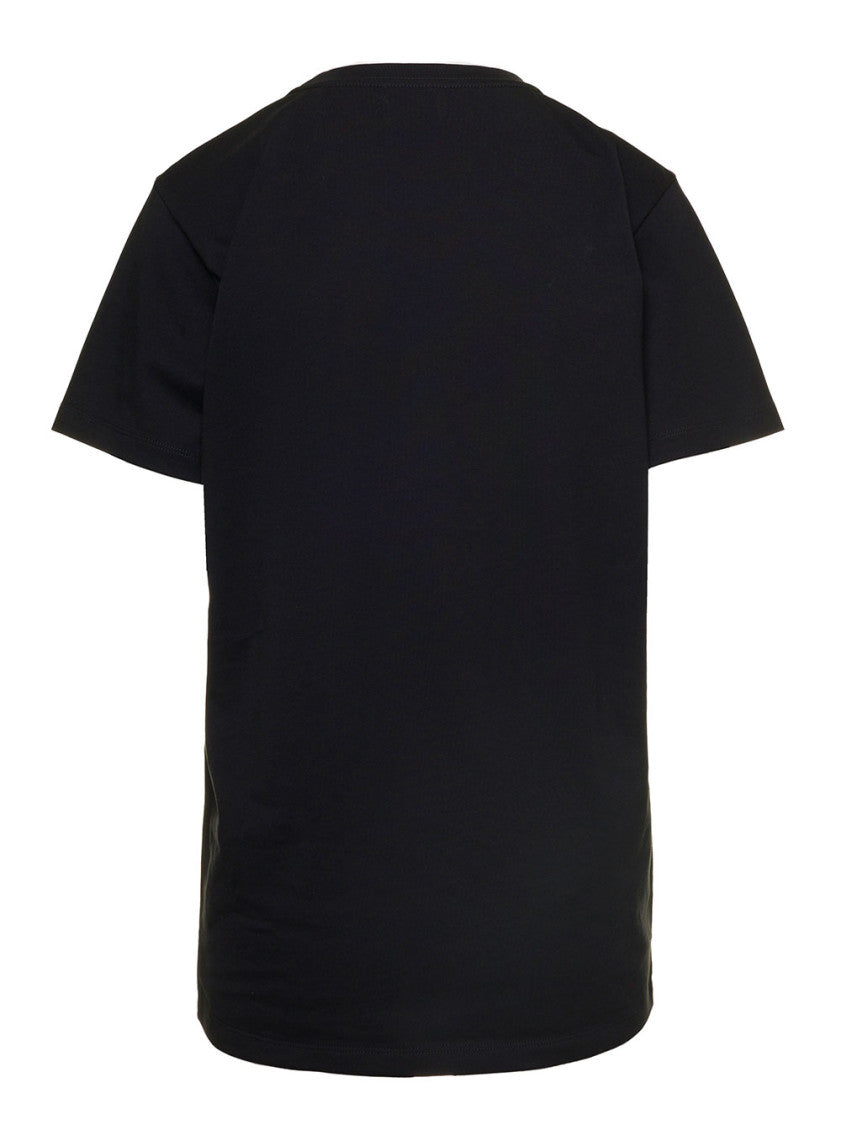 Black Logo Crewneck T-Shirt 2