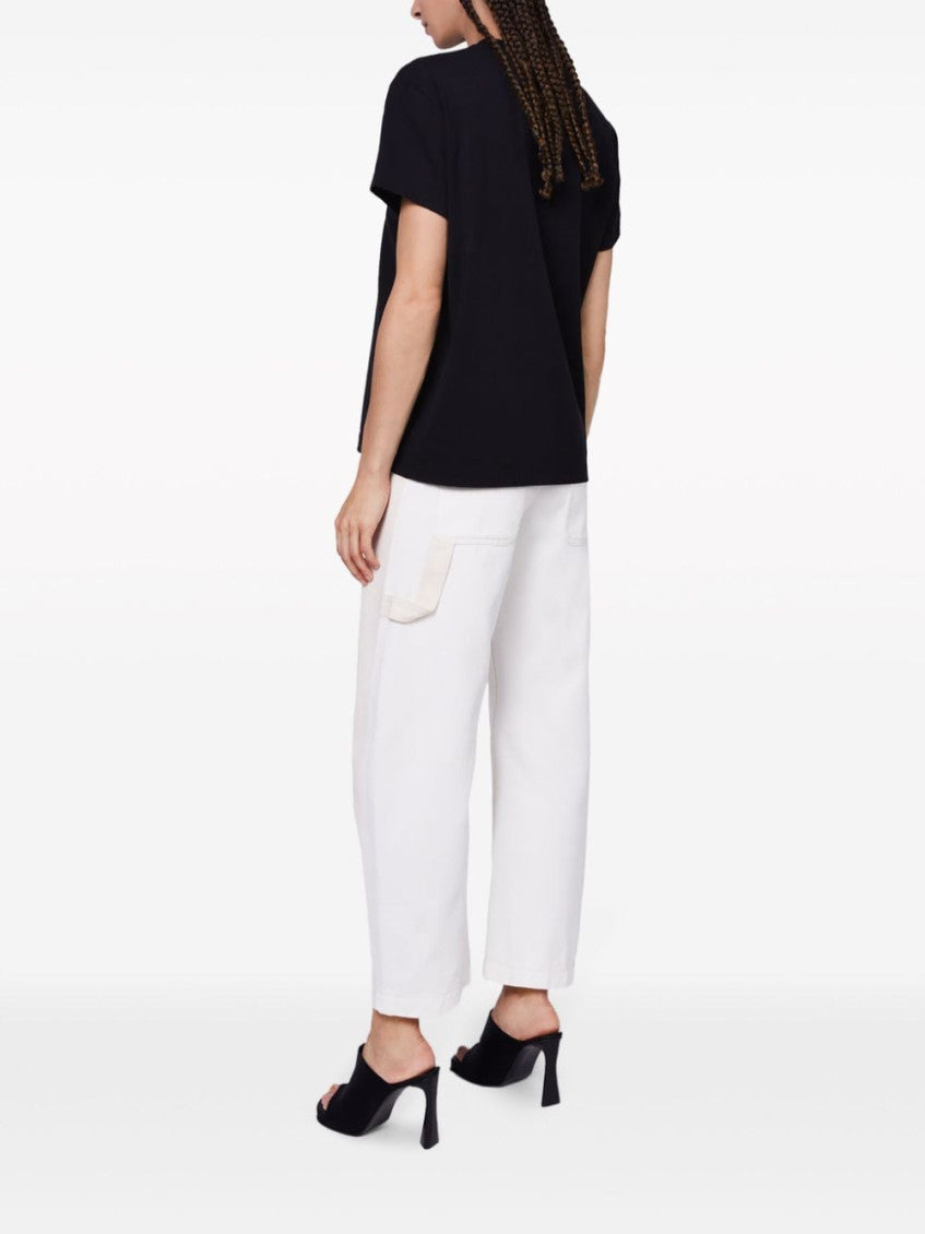 Black Embroidery T-shirt 4