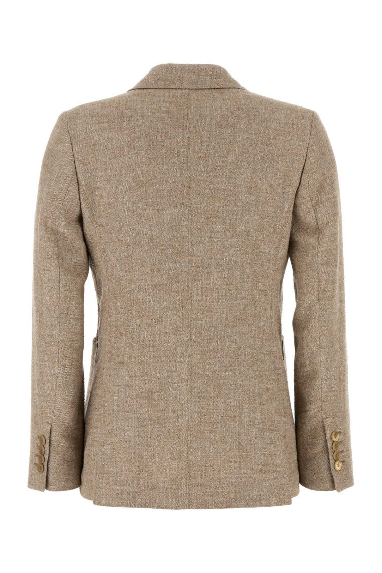 Cappuccino linen blend Targa blazer 2