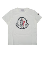 Kids White Logo T-Shirt 1