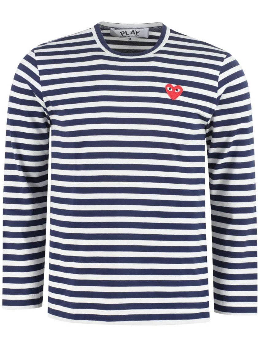 Multi Color Striped Logo T-Shirt 1