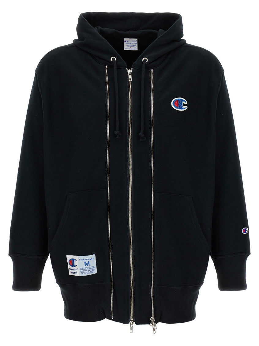 Black Zip Up Hoodie 1