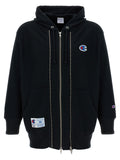 Black Zip Up Hoodie 1