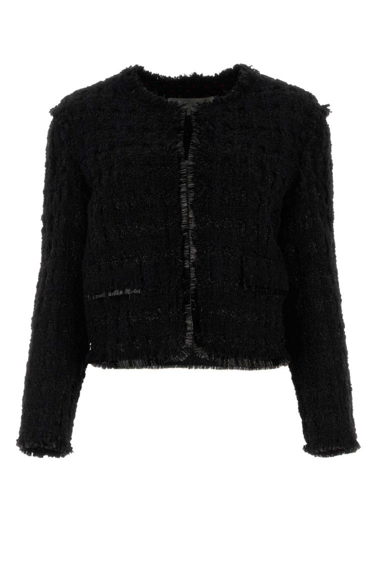 Black tweed blazer 1