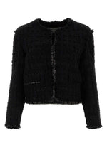 Black tweed blazer 1