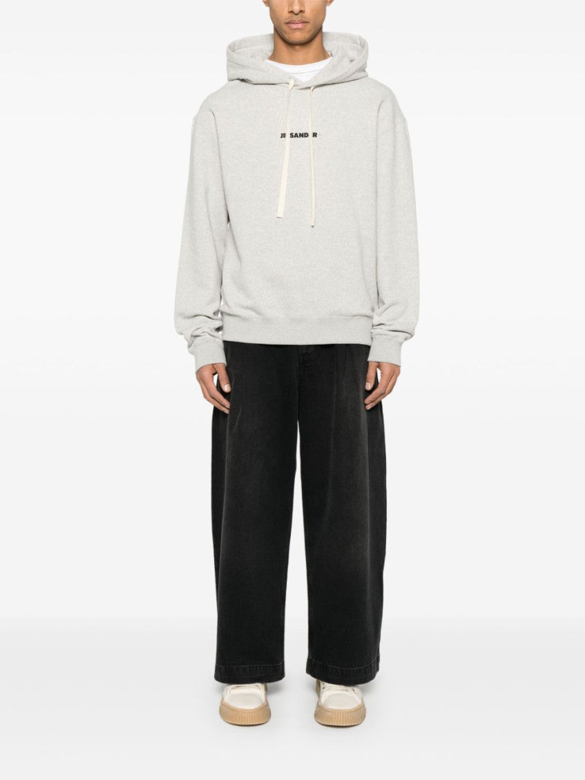 Grey Logo Hoodie 4