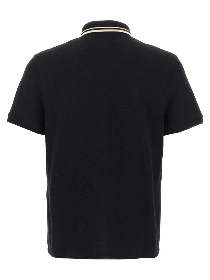 Black VLogo Polo 2