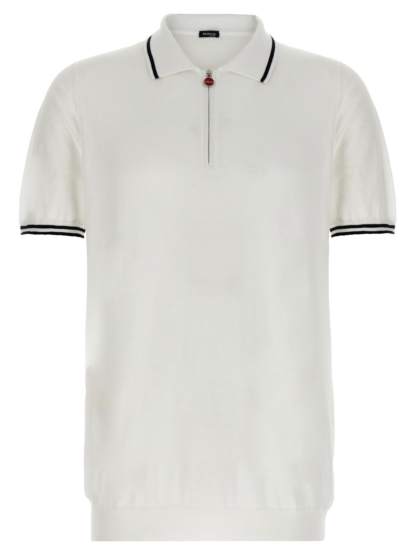 White Logo Polo 1