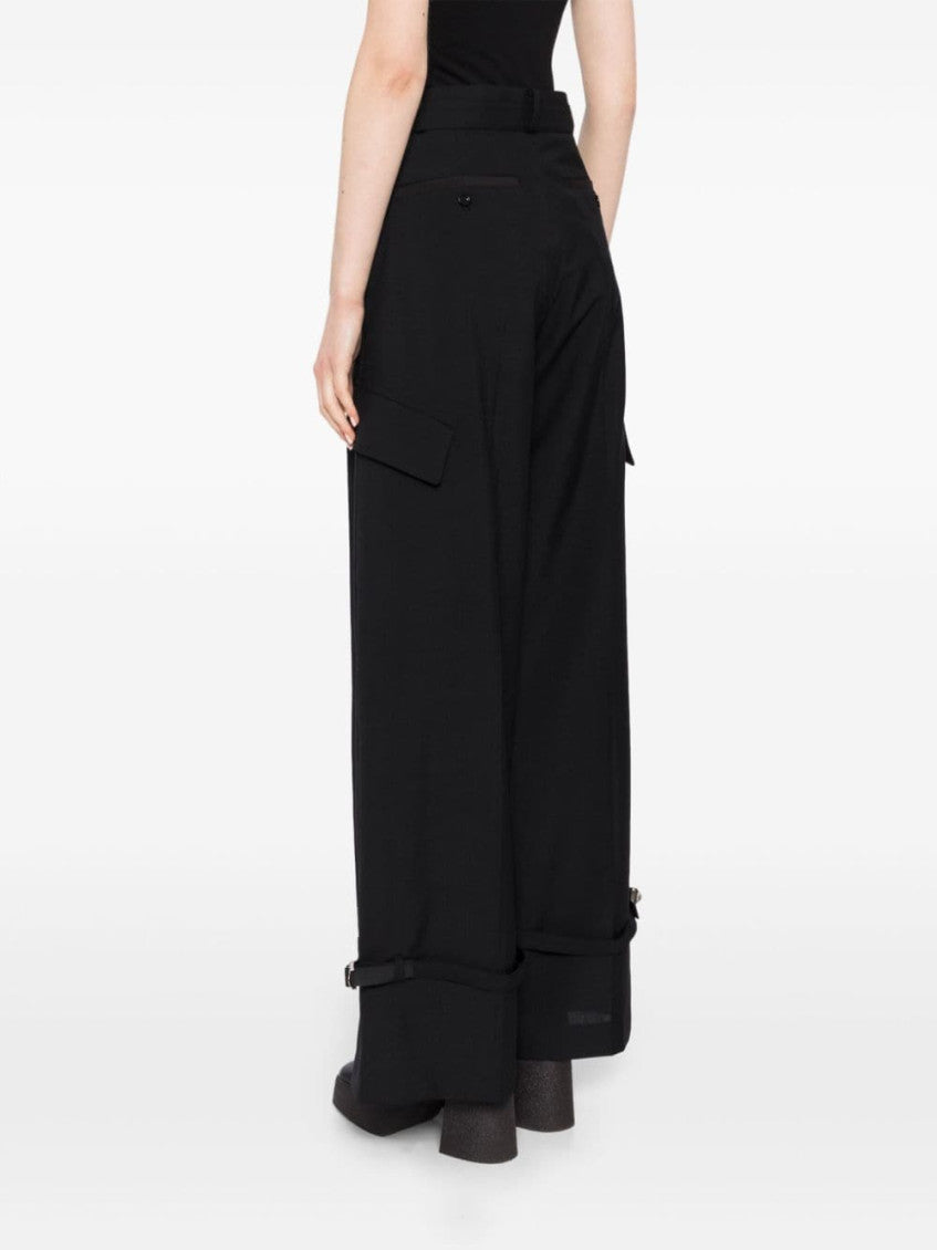 Blue Cargo Pant Wool Suiting 4