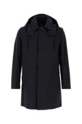 Navy Blue Cotton Cambridge Jacket 1