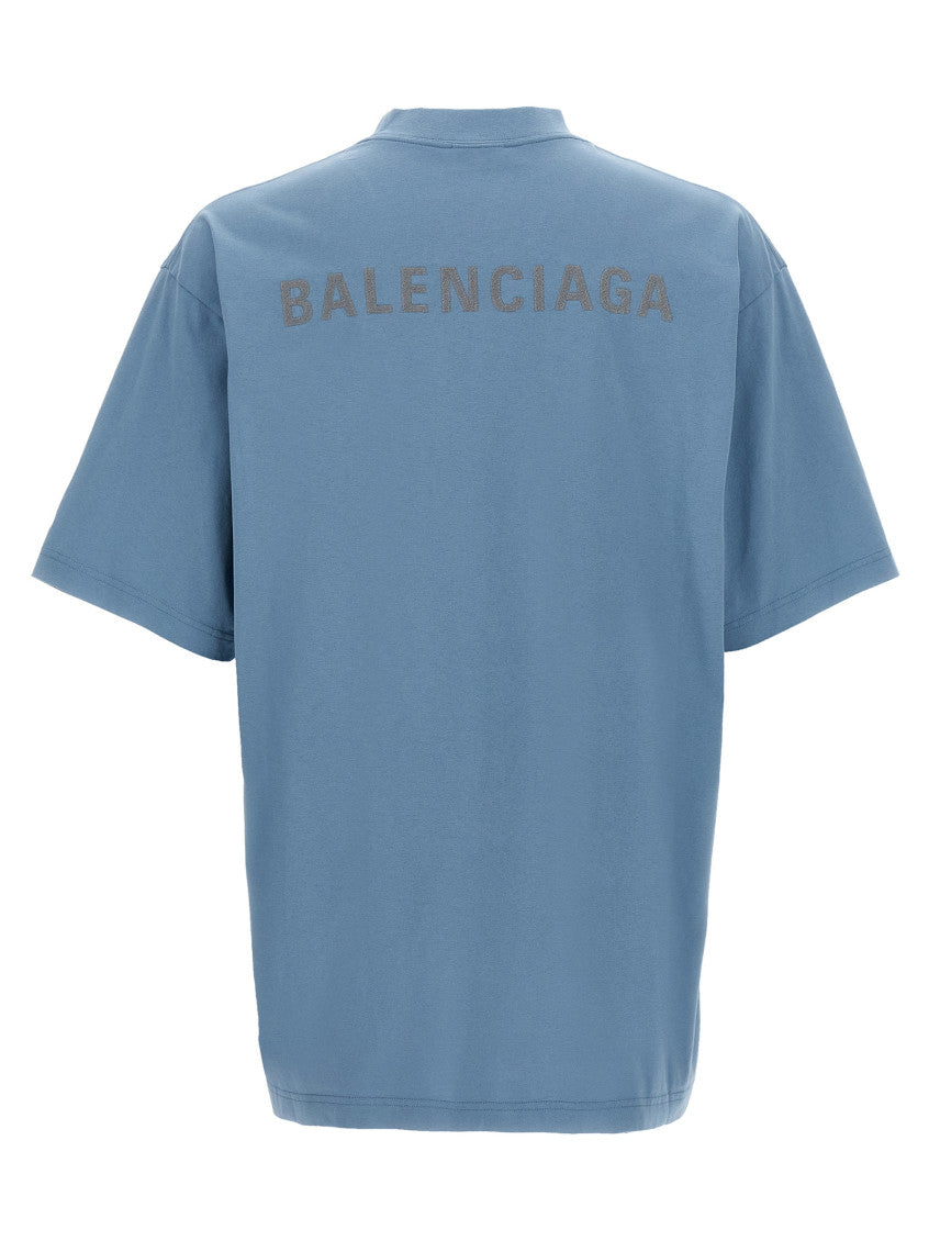 Blue Crewneck Logo T-Shirt 2