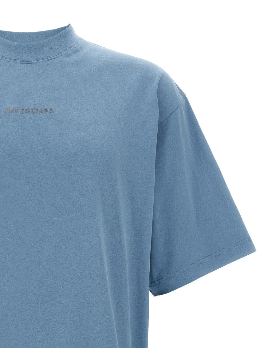 Blue Crewneck Logo T-Shirt 3