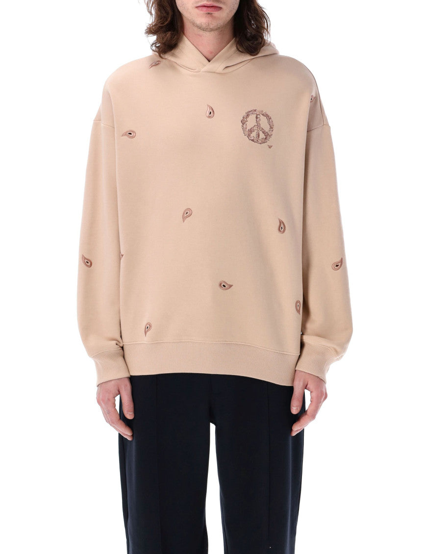 Pink Logo Cotton Hoodie 1