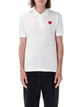 White Half-sleeved Polo 1