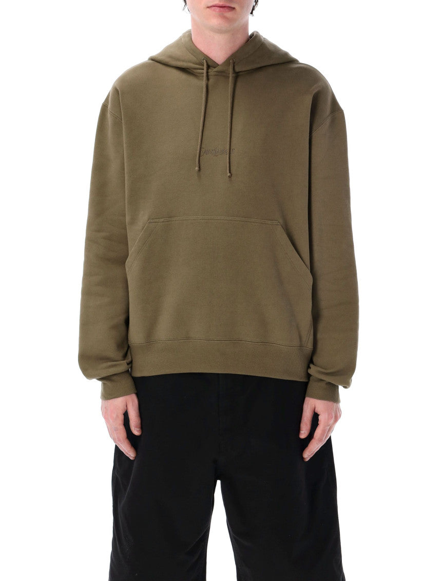 Khaki Logo Hoodie 1